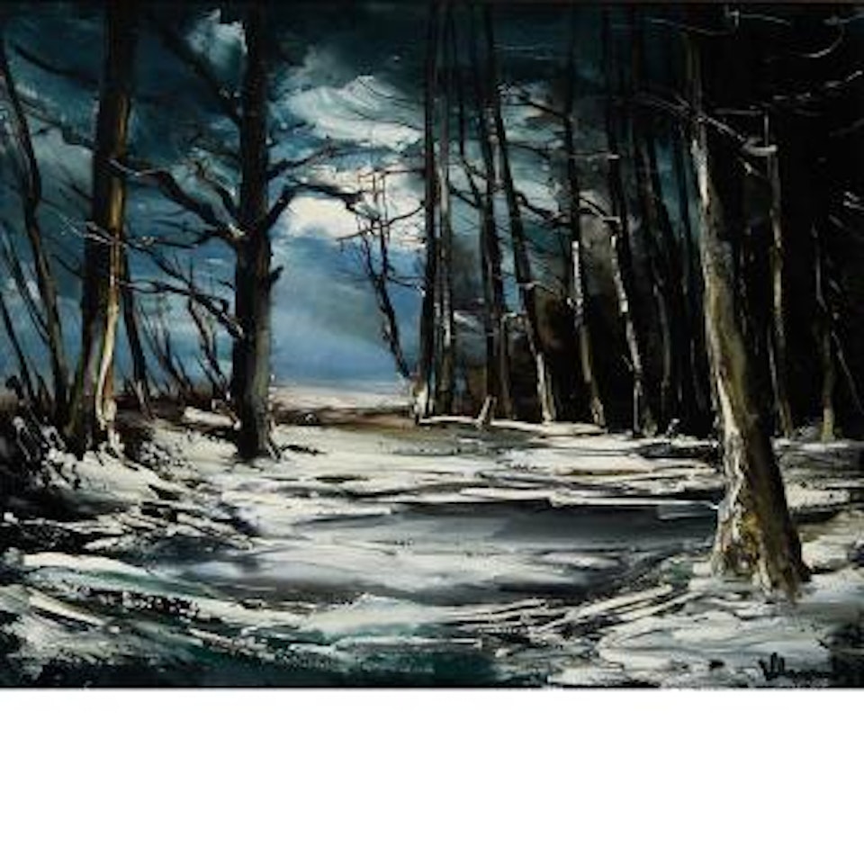 Paysage de neige by Maurice de Vlaminck