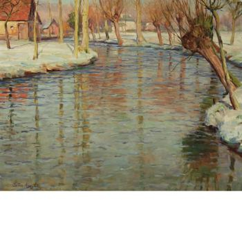 En Hiver ( Hiver En Normandie?) by Louis Aston Knight