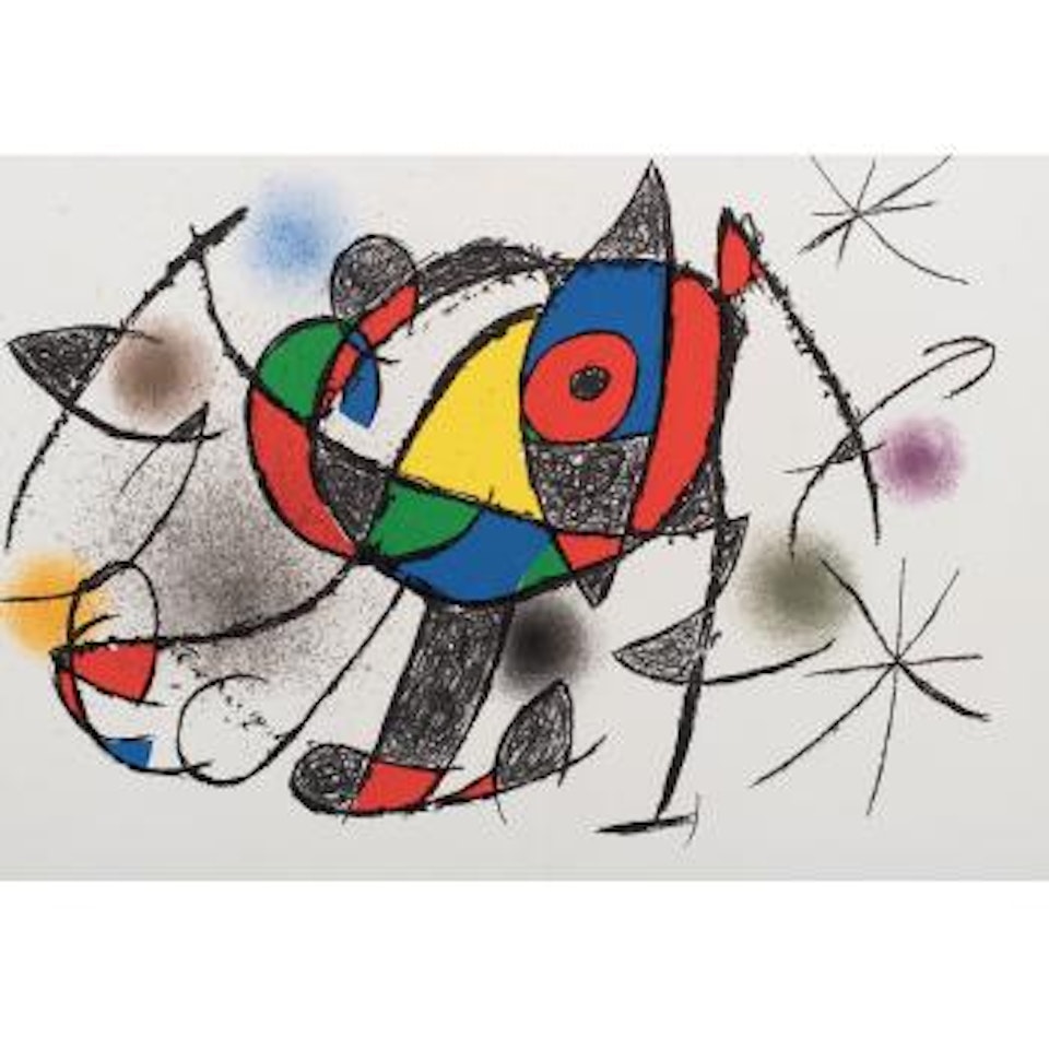 Composición Abstracta, 1972 by Joan Miró