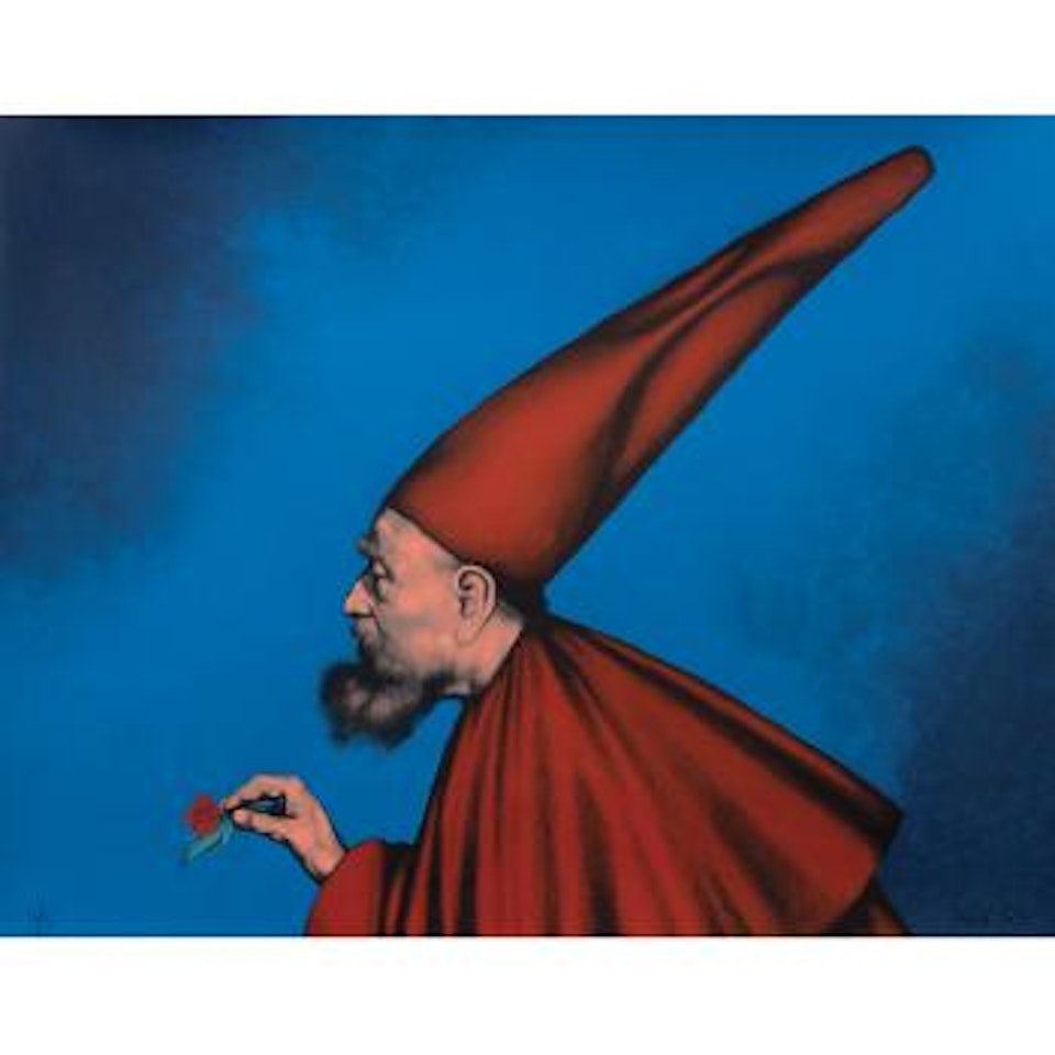 Moro Con Clavel, 2003 by Rafael Coronel
