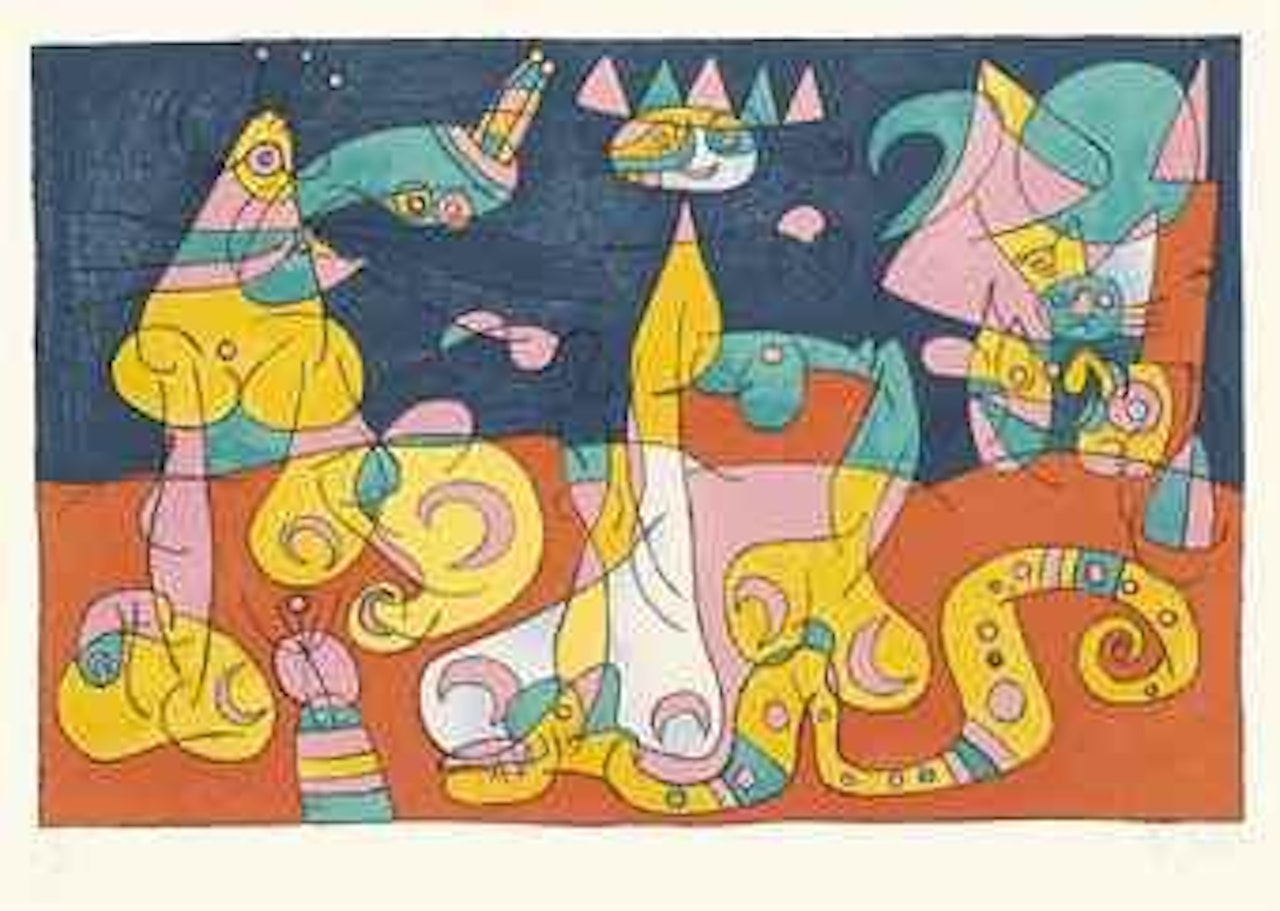 Plate IV, from Suites Pour Ubu Roi by Joan Miró