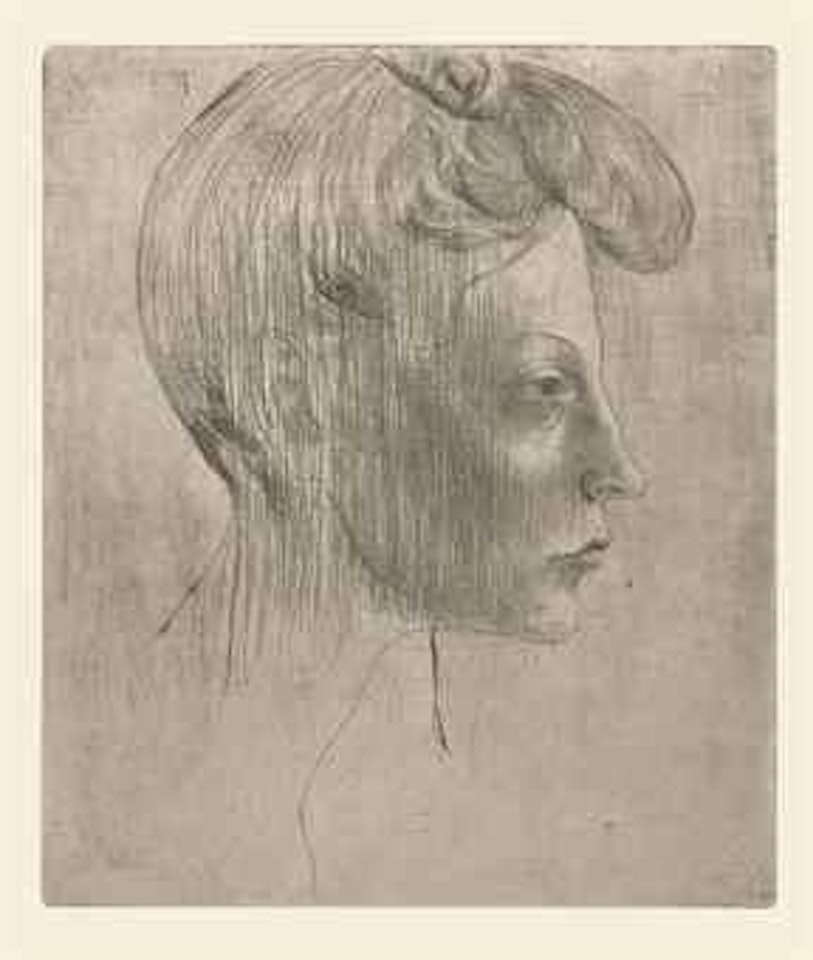 TÃªte de Femme, de Profil, from La Suite des Saltimbanques by Pablo Picasso