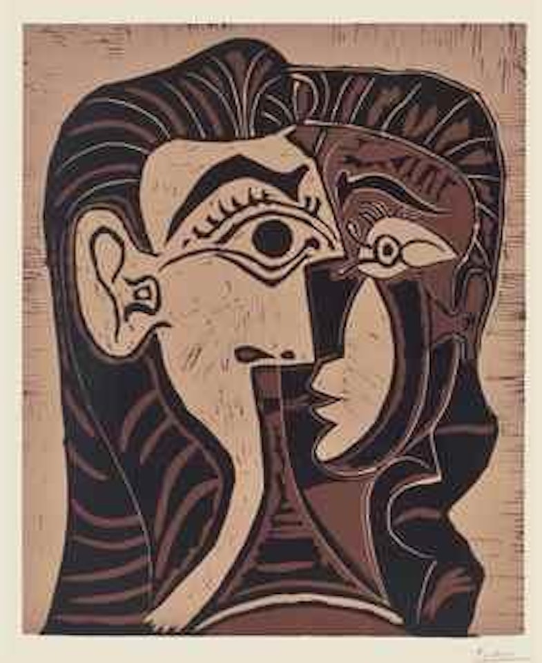 Portrait de Jacqueline de face I by Pablo Picasso