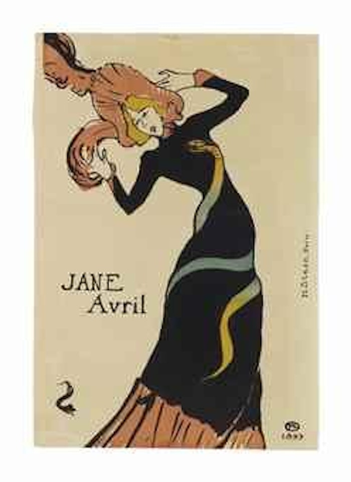 Jane Avril by Henri de Toulouse-Lautrec