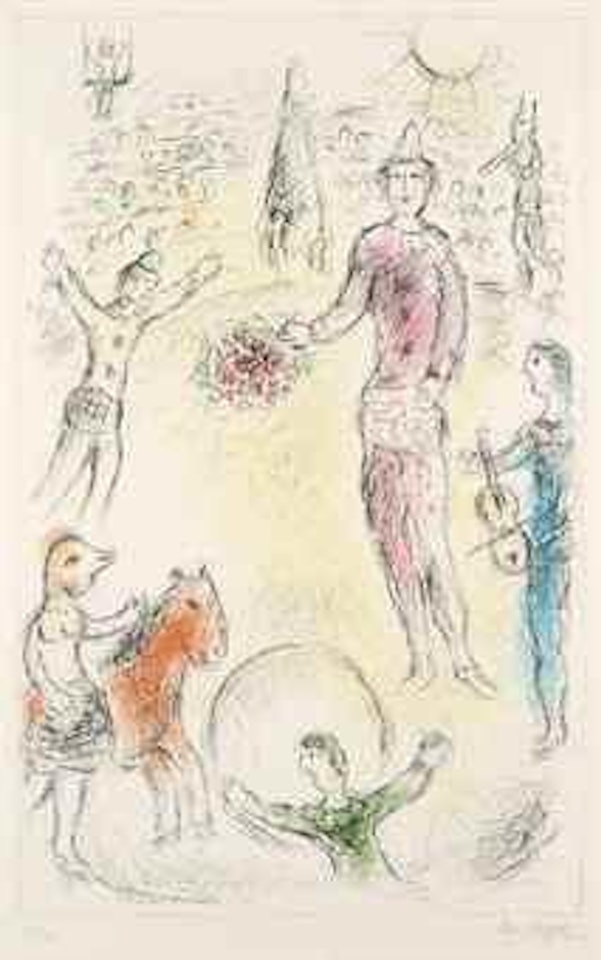Les Clowns Musiciens by Marc Chagall
