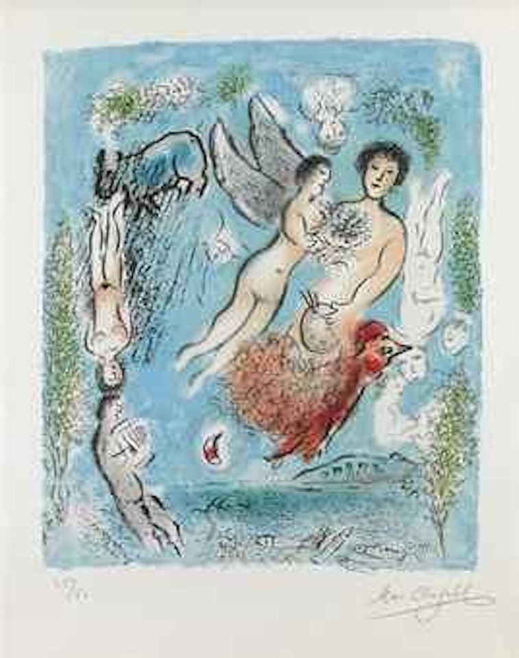 L'Île de Poros by Marc Chagall