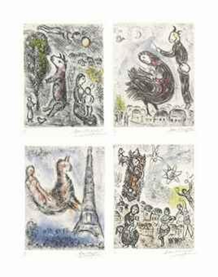 Songes: nineteen plates by Marc Chagall