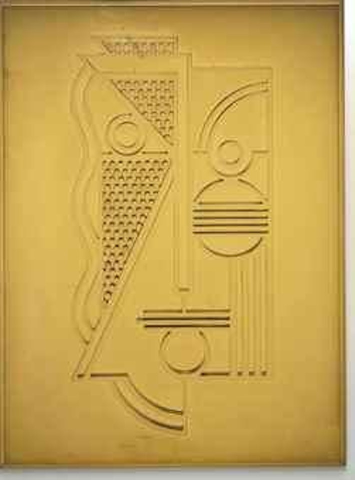 Modern Head Relief by Roy Lichtenstein