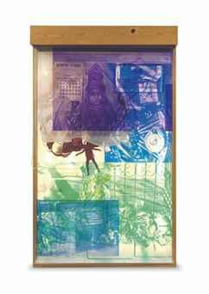 Sling Shots Lit #3 by Robert Rauschenberg