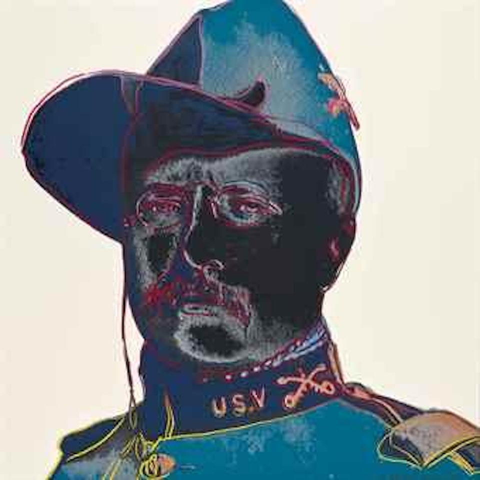 Teddy Roosevelt, from Cowboys and Indians by Andy Warhol