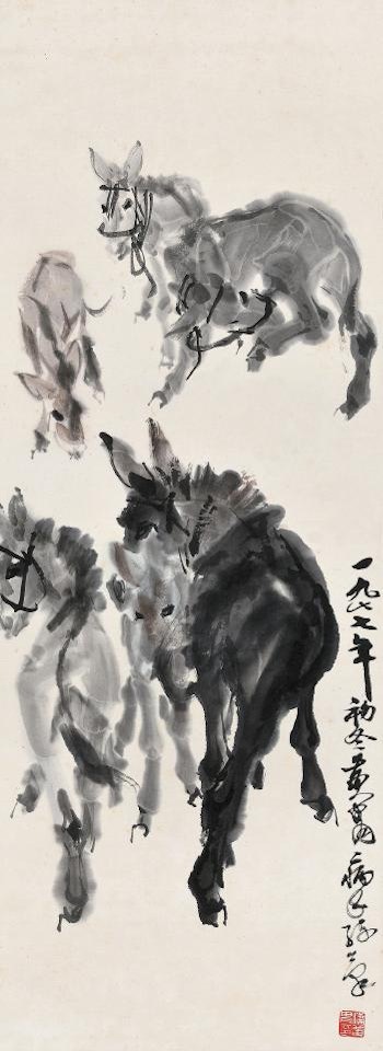 Donkeys by Huang Zhou