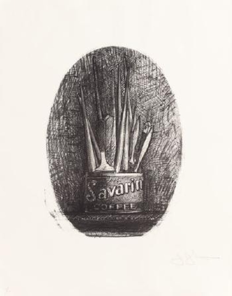 Savarin 4 (Oval) by Jasper Johns