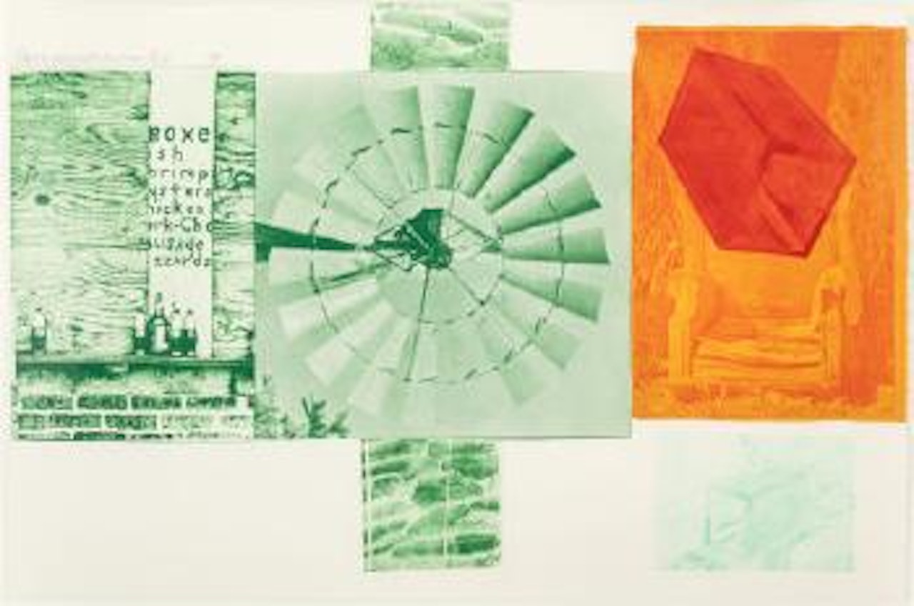 Lithograph I (from the Glacial Decoy series) by Robert Rauschenberg