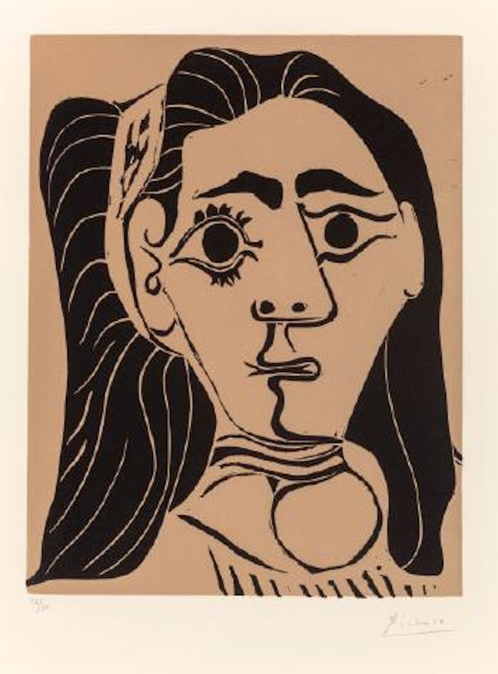 Femme aux cheveux flous by Pablo Picasso