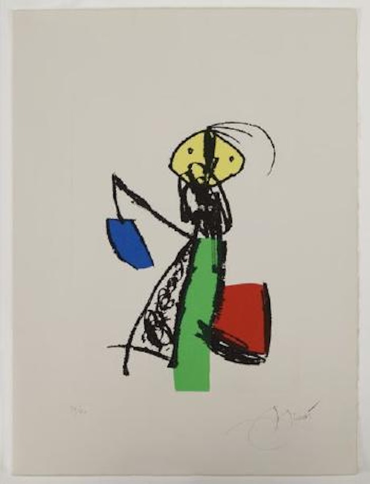 Chanteur des rues II by Joan Miró