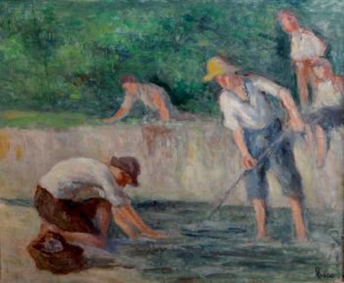 Bords de Seine à Méricourt by Maximilien Luce