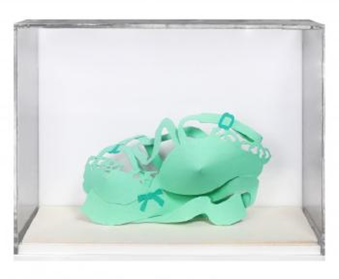 Tiny dropped bra, edition # 1 { #24”} by Tom Wesselmann