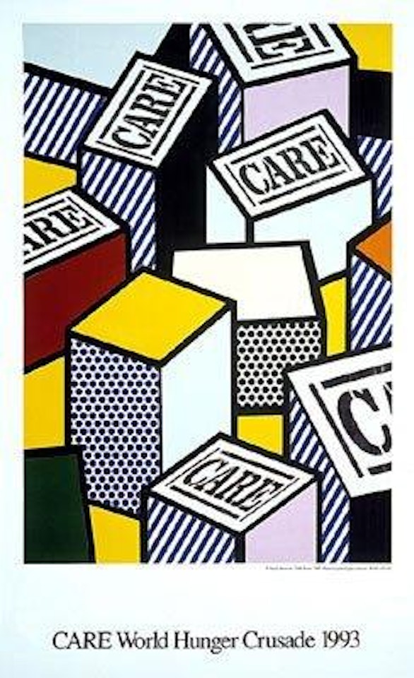 CARE world hunger crusade by Roy Lichtenstein