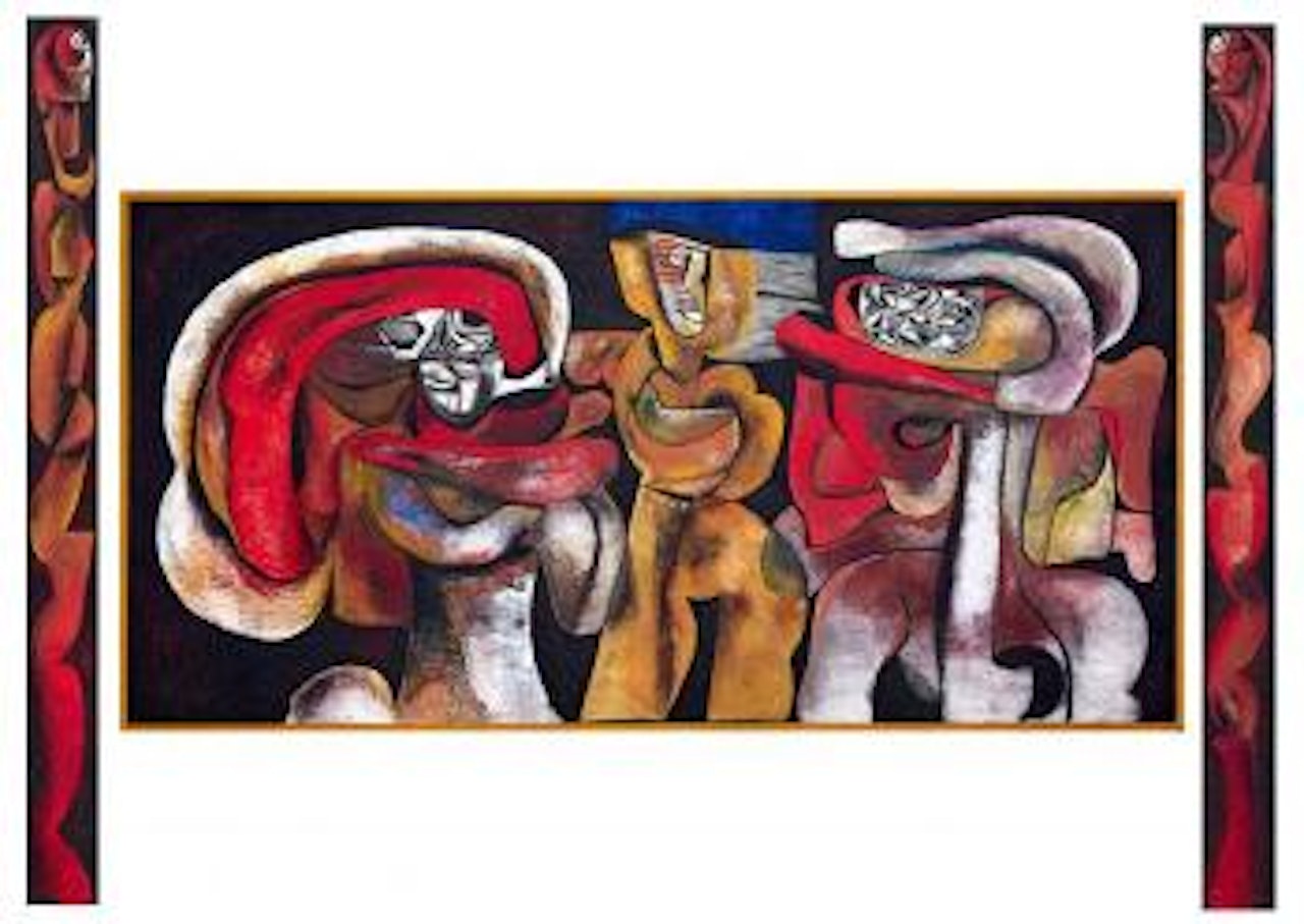 Five Figures by Cecil Skotnes