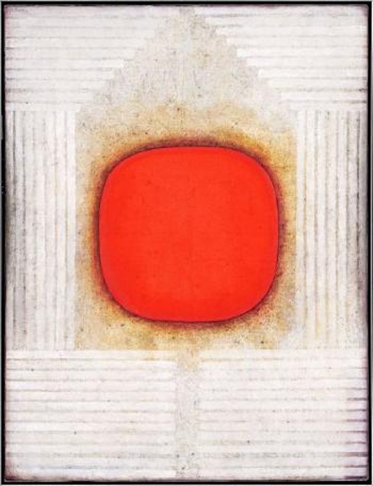 Abstract Composition with Orange Form by Douglas Portway