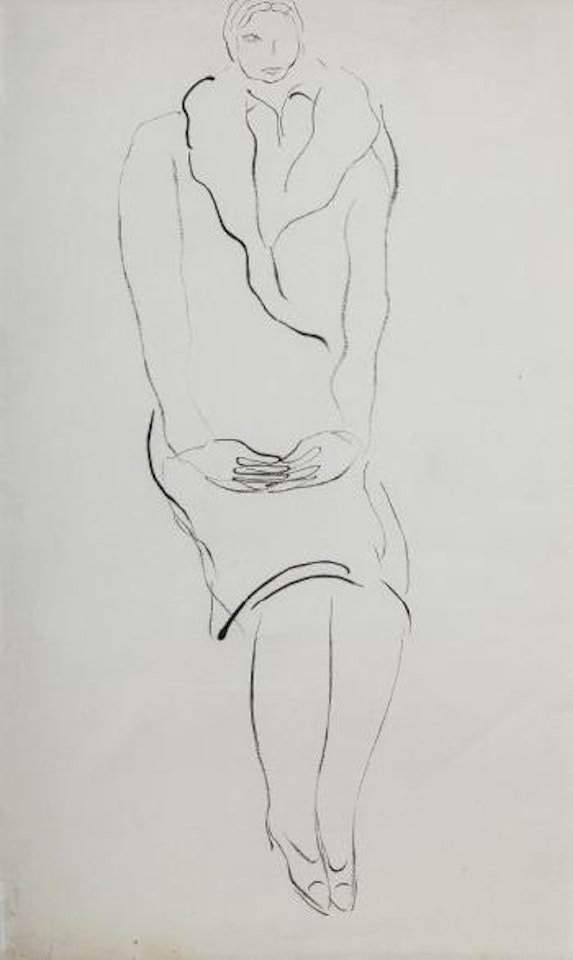 Femme assise by Sanyu