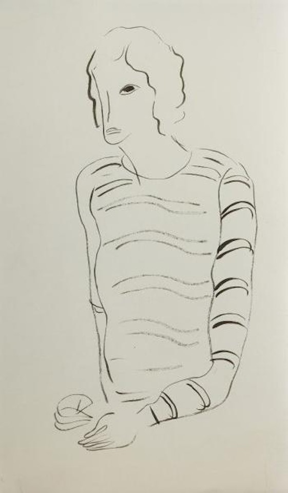 Femme à la marinière by Sanyu