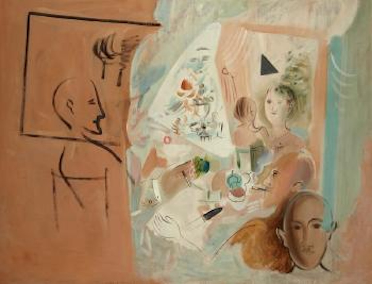 Le restaurant au bord de l'eau by Francisco Bores