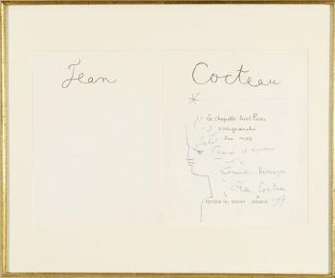 Profil by Jean Cocteau