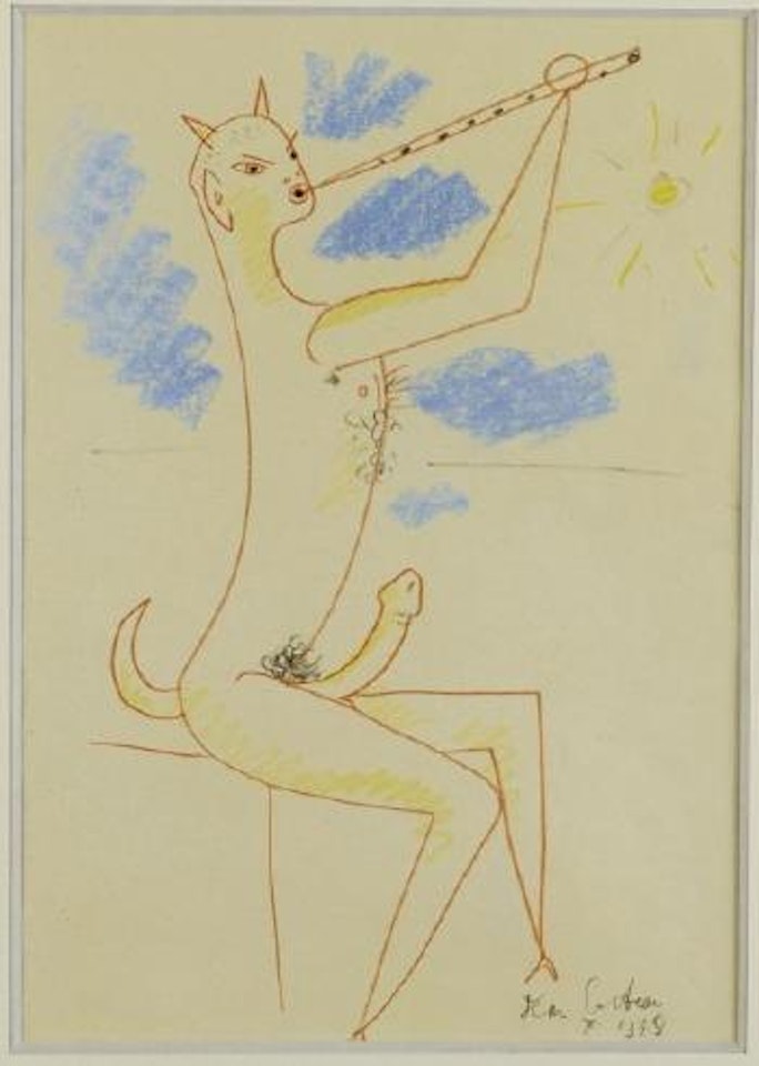 Erotique - faune flûtiste by Jean Cocteau