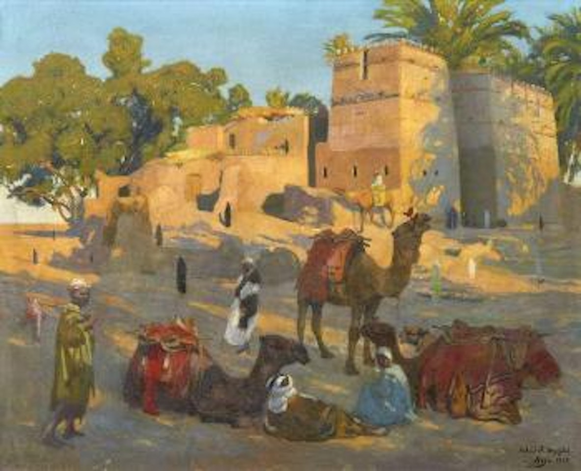 Coucher de Soleil a Nokadah by Jacques Majorelle