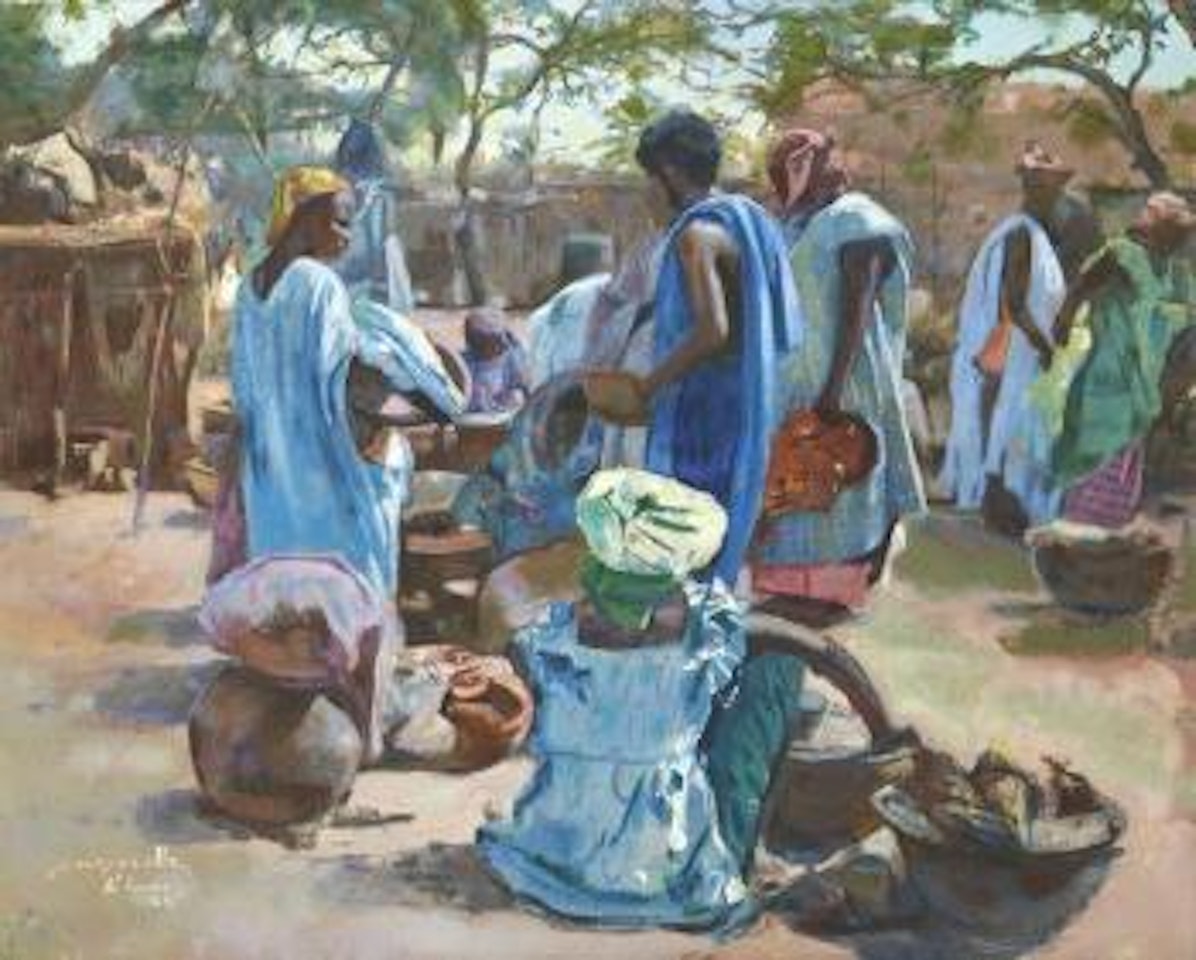 Marche a Saint-Louis by Jacques Majorelle