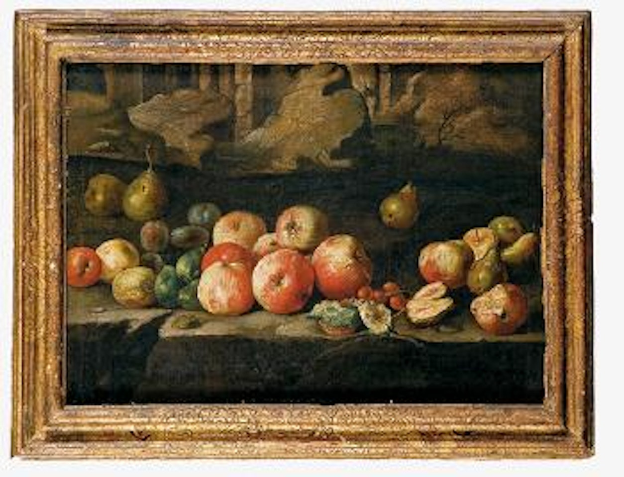Bodegón con manzanas, peras e higos by Giuseppe Recco