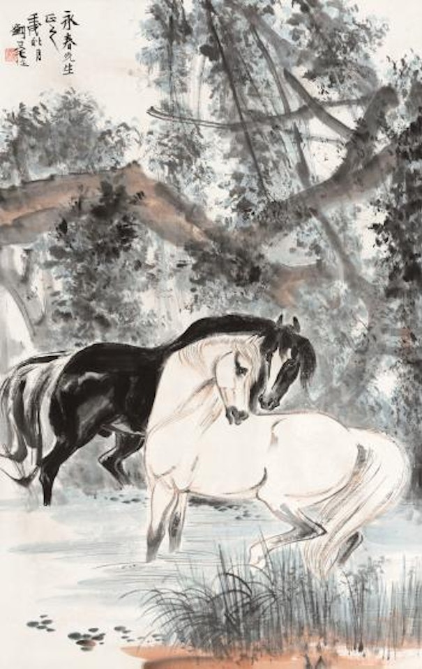 Horses by Liu Danzhai