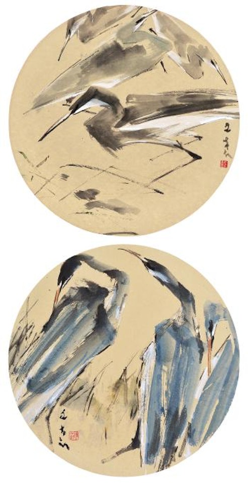 Egrets by Chen Wen Hsi
