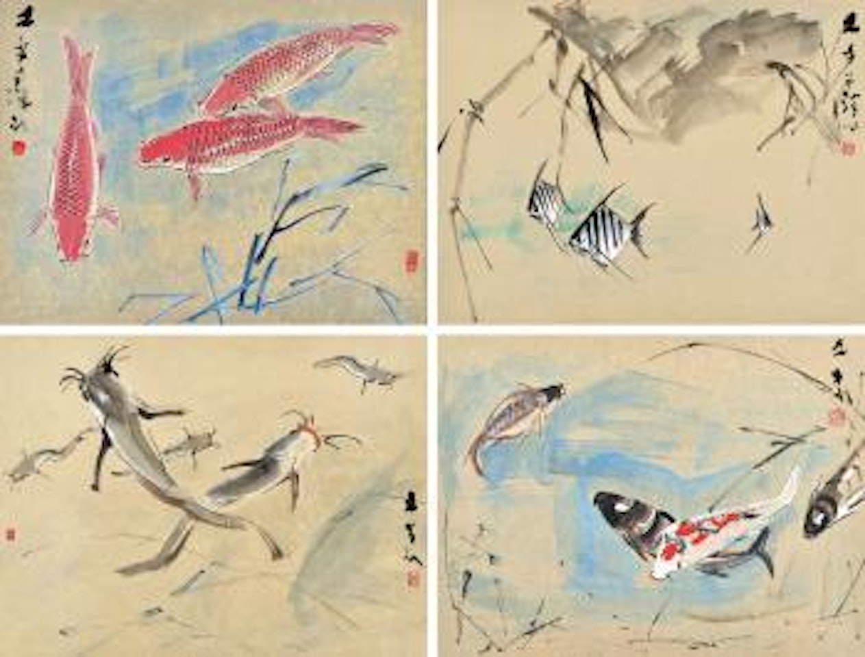 Fishes by Chen Wen Hsi
