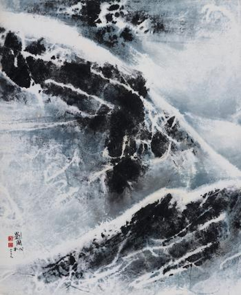 Snowy Slopes of Mt. Kangtega by Liu Kuo-Sung (Liu Guosong)