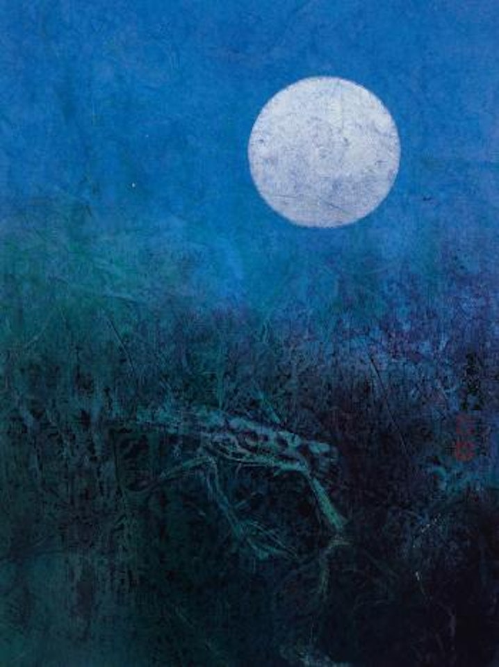 Morning Moon by Liu Kuo-Sung (Liu Guosong)