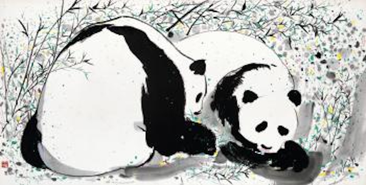 Pandas IV by Wu Guanzhong