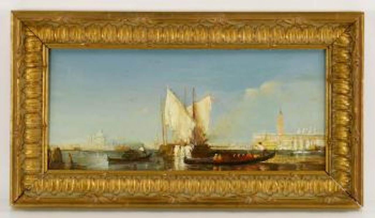 Venetian scene by Félix Ziem
