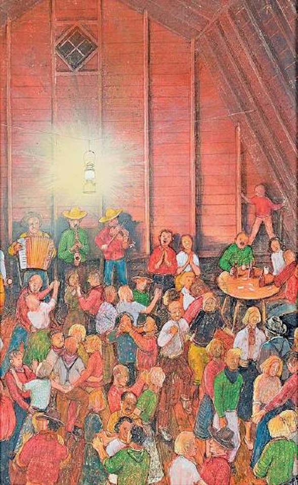 The barn dance [The happy Canadian] by William Kurelek