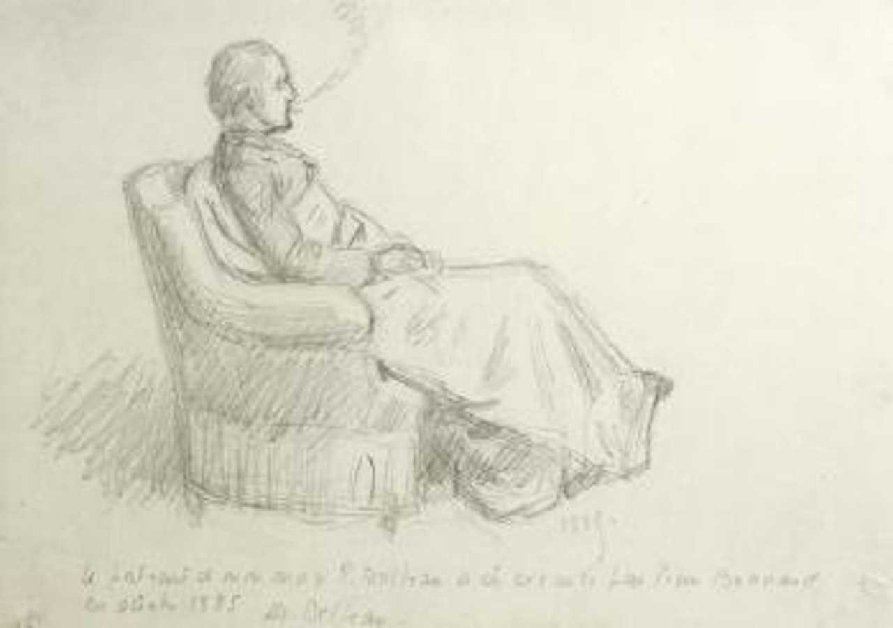 Portrait De Monsieur Dolbean by Pierre Bonnard