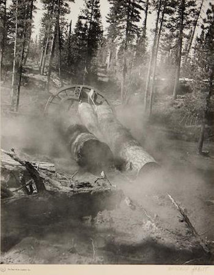 Logging Machinery, from Red River Lumber Co. by Berenice Abbott