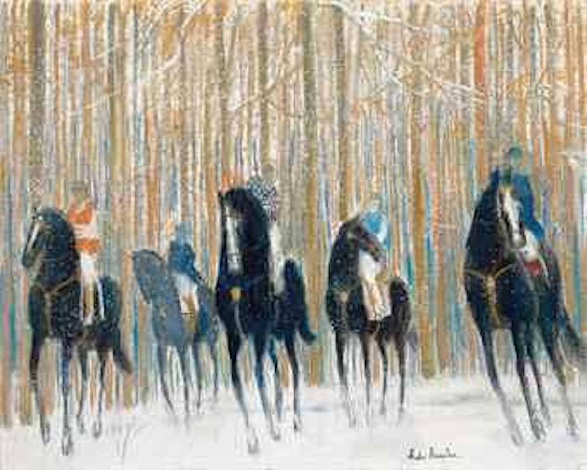 Promenade à cheval André by André Brasilier