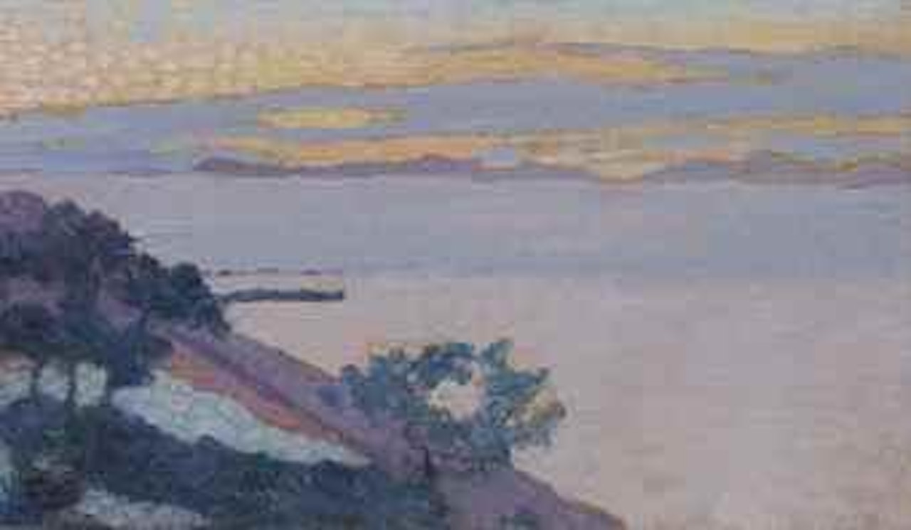Paysage au soleil couchant by Henri Edmond Cross