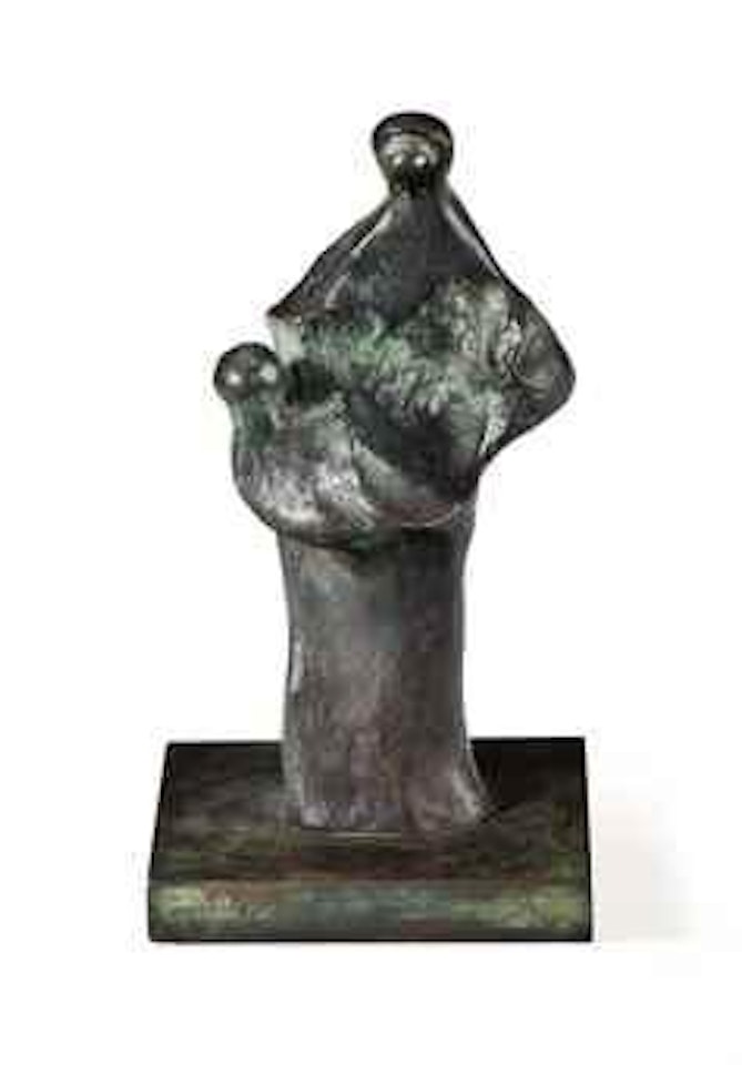 Mother holding Child by Henry Moore