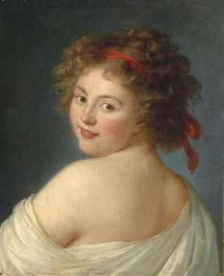 Portrait présumé d'Ekaterina Vassilievna Skavronskaia, comtesse Litta by Marie Louise Elisabeth Vigee-Lebrun