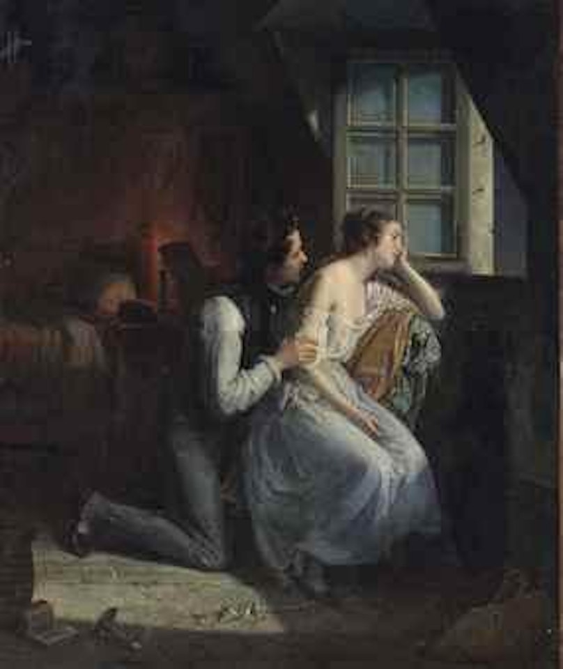 Scène galante by Jean Augustin Franquelin
