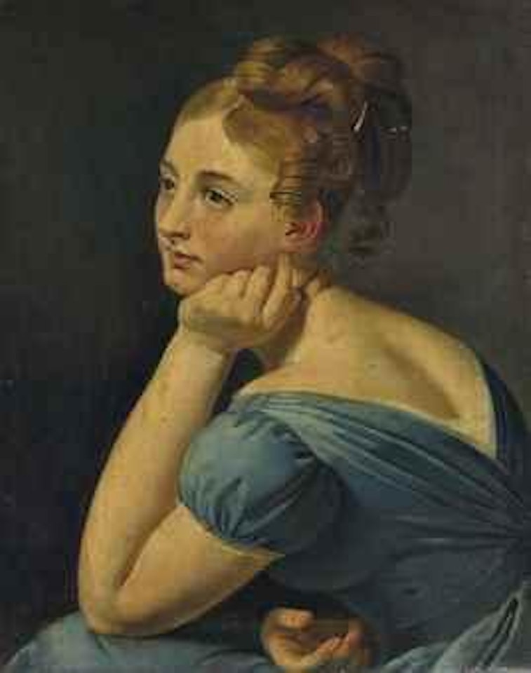 Portrait de femme by French School