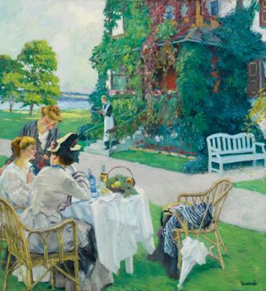 Five o'clock tea by Edward Cucuel