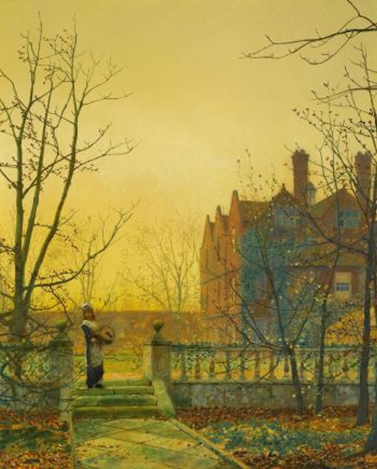 Autumn gold by John Atkinson Grimshaw